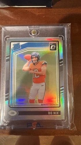 2024 Panini Donruss Optic Holo Rated Rookie Prizm Bo Nix #209 Denver Broncos NFL