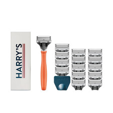 Original Shaving Kit for Men - Razor Handle, 15 Razor Blade Refills, and Travel