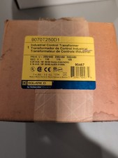 Square D 9070T250D1 Industrial Control Transformer 0.25 kVA 50/60Hz 1Ph