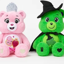 Care Bears Wicked Edition 2-Pack Plush Set – Glinda & Good Luck Bear as Elphaba