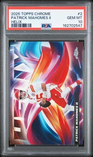 2025 Topps Chrome Patrick Mahomes II Base (PSA 10)