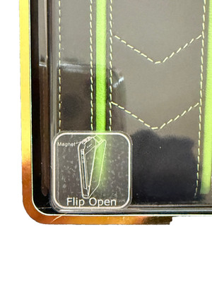 Apple iPhone 5 5S Official Lamborghini Magnetic Open Leather Protector Case NEW