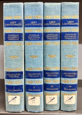 Lee's Lieutenants A Study in Command 1946 4 Volume Arlington Edition