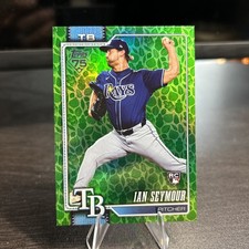 2026 Topps Series 1 Ian Seymour #165 RC Green Foil Leaf Easter Holiday Parallel