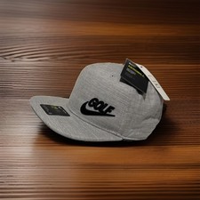 NEW Nike Pro Aerobill Dri-Fit Golf Adjustable Leather Strapback Hat Cap