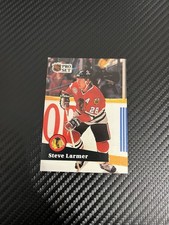 1991-92 Pro Set STEVE LARMER Chicago Blackhawks Hockey NHL Card #49