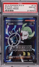 2013 POKEMON BLACK & WHITE PLASMA FREEZE #115 FULL ART/GHETSIS PSA 10 on eBay