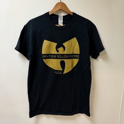 Vintage Y2K Wu-Tang Clan Rolling Papers Logo Rap Tee Shirt Size