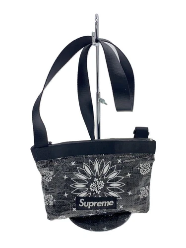 Sac bandoulière Supreme 21SS bandana bâche côté noir occasion