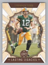 Aaron Rodgers 2019 Panini Legacy Lasting Legacies Green Bay Packers