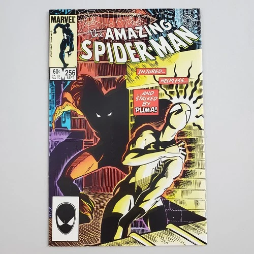 The Amazing Spider-Man #256 Sep 1984 Marvel Comics VF 8.0 Puma Black Suit B&B Hi