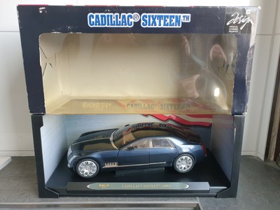 1:18 Cadillac Sixteen 2003 Ricko Blau/Schwarz Concept Car OVP Modellauto 16 MiB