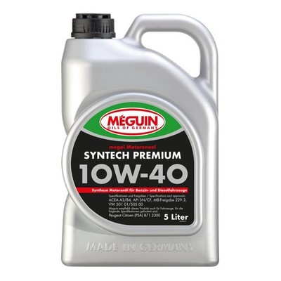 Motoröl Meguin 4338 megol Syntech Premium SAE 10W-40 Kanister 5 L