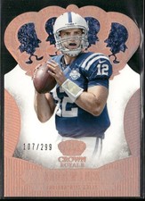 2013 Panini Crown Royale #7 Andrew Luck Bronze Holo (Die Cut Crown) #/299