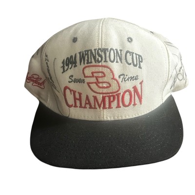 vtg Dale Earnhardt hat Signed By Chocolate Myers Skinnner, Hornaday  Autographs