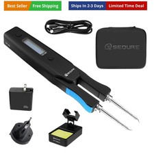 HT140 2-IN-1 Portable Hot Tweezers Soldering Iron Kit, 2s Fast Heating, 122-9...
