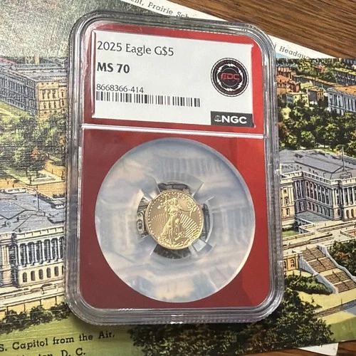 NGC 2025 MS70 $5 American Gold Eagle 🇺🇸