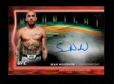 2025 Topps Midnight UFC Sean Woodson Auto /75 HNS-SW