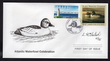 Canada 1997 FDC Cover. Atlantic Waterfowl Celebration. Ducks. Artist Signed