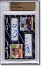 Philip Hughes * Stephen Drew * Autograph Rookie Auto RC BGS 1/2