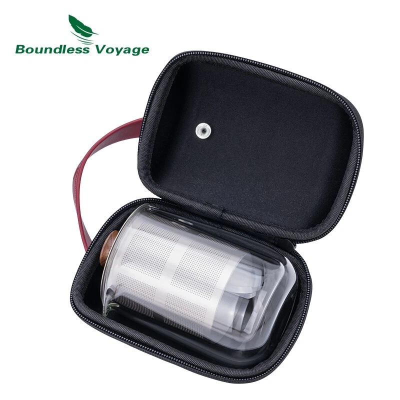 250ml Double Walled Glass Tea Cup with Titanium Filter Lid Coffee Mug Tea Maker - Image 3 of 4