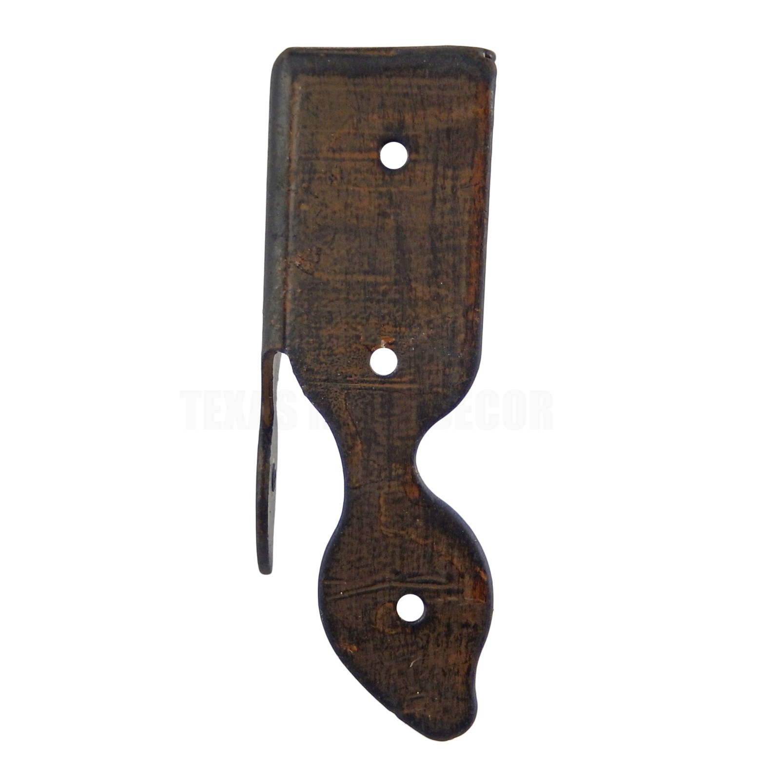 Rustic Brown Flourish Furniture Table Metal Corner Accent Brace Antique