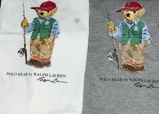 Polo Ralph Lauren Graphic Fishing Bear Custom Slim-Fit T-Shirt Short Sleeve