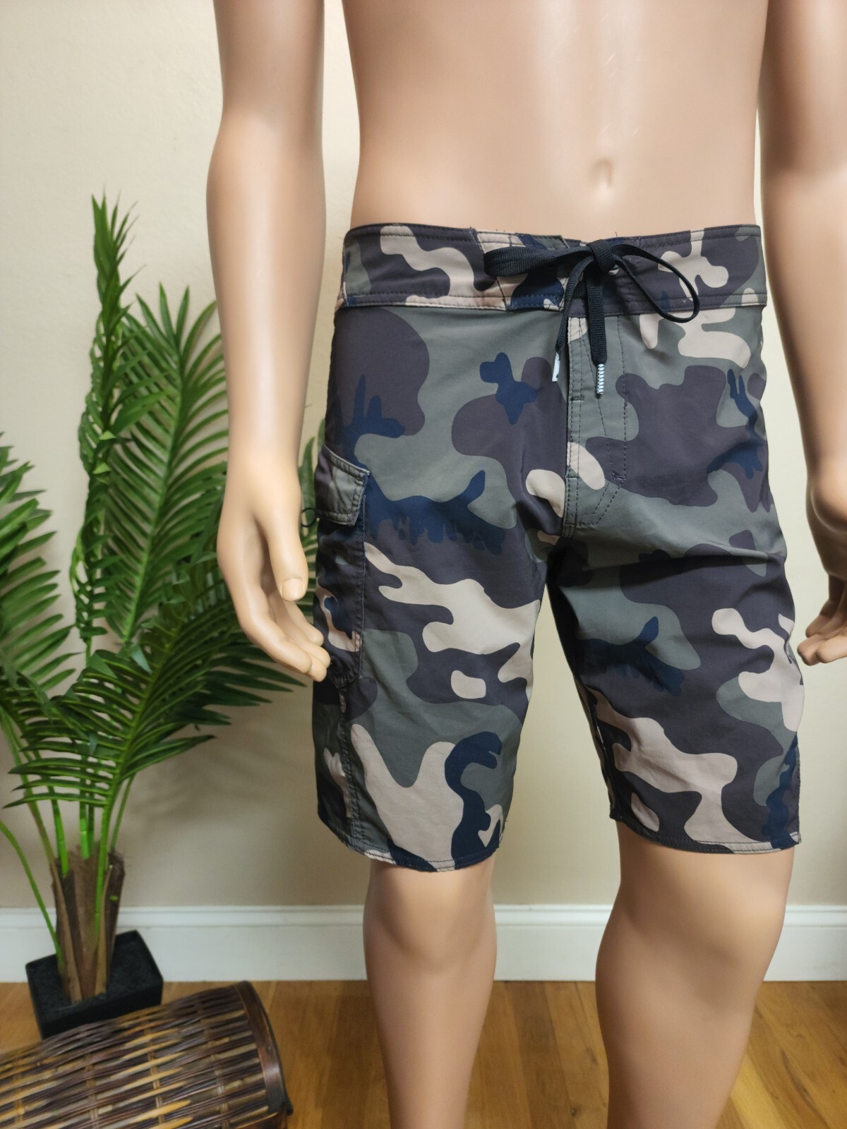 Board Shorts Manic Camouflage Board Shorts Mens Swim Trunks