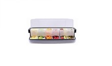 6 Compartment Garnish Bar Caddy, Cocktail Accessories, Storage Unit, Stackable