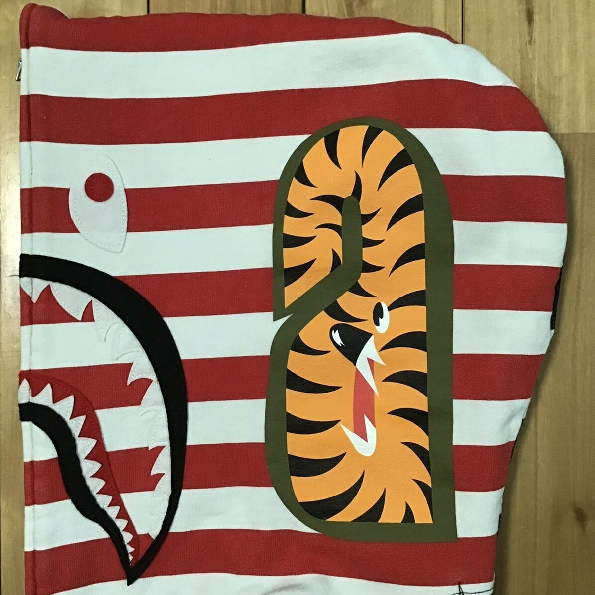 BAPE Stars and Stripes Shark full zip hoodie A Bathing Ape Size L