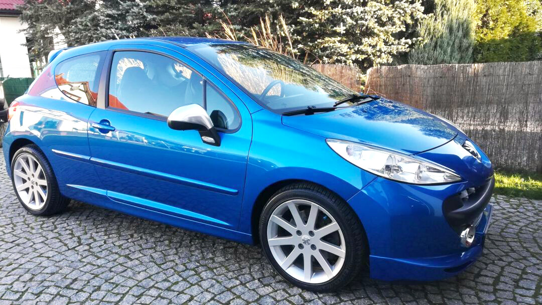 Kit Séparateur / Spoiler Pour Pare-choc Avant Peugeot 207 (2006-2009) - ABS Noir