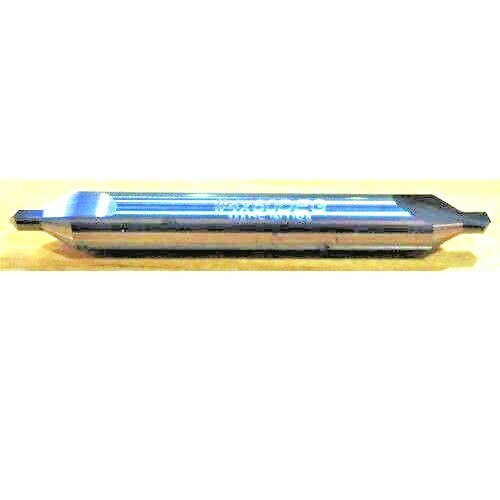 5-Pack Of #2 Solid Carbide Center Drills - 60 Degree, 2" Length, Made In USA