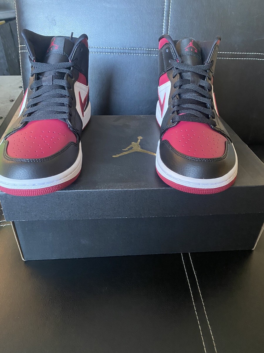 Nike 2020 Air Jordan 1 Mid \'Noble Red\' size 10.5 Nike 2020 Air Jordan 1 Mid  main image 4