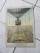 GRAVURE 1880 BALLON DIRIGEABLE AEROSTAT BALLON CAPTIF A VAPEUR COUR DES TUILERIE