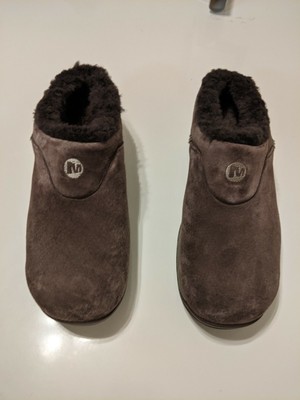 merrell sheepskin lined clogs