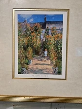 Antigue Claude Monet 'The Artist's Garden at Vétheuil' by Claude Monet