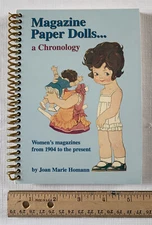Magazine Paper Dolls: A Chronology By Jean Marie Homann -Autographed/Signed 1996