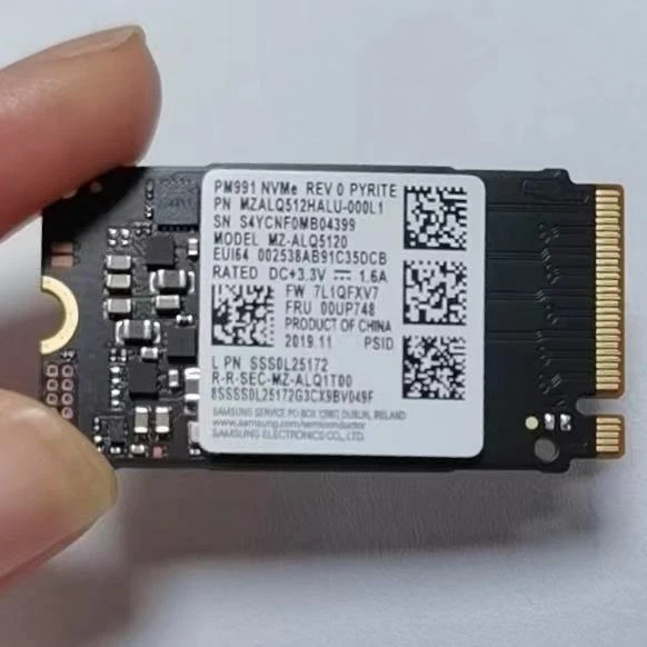 512GB Samsung SSD M.2 2242 PM991 NVME MZALQ512HALU-000L1 MZ 