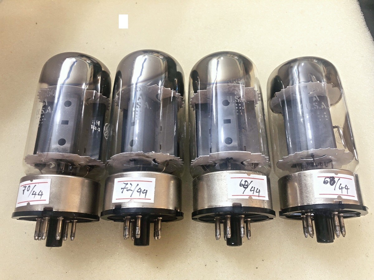 ＧＥ製　６５５０Ａ真空管　2個 GENERAL ELECTRIC 6550A 真空管 2本 General Electric 6550 真空管 2本