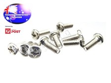 From OZ Quality 10PC M3.0 PAN HEAD BOLT THREAD SCREW FOR NUT MINI SMALL NICKLE