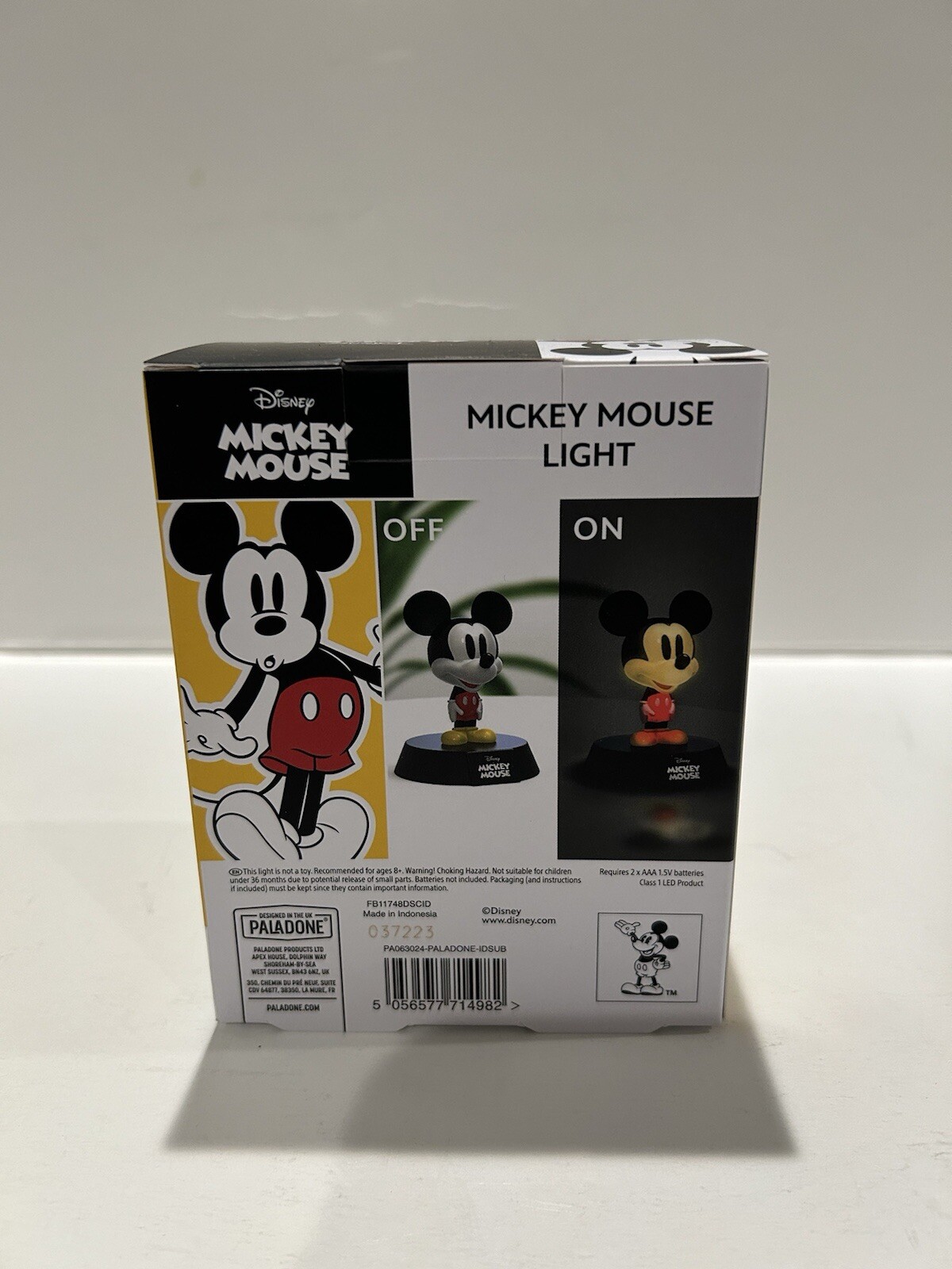 Paldone Icon Disney Mickey Mouse Light #001 Brand New