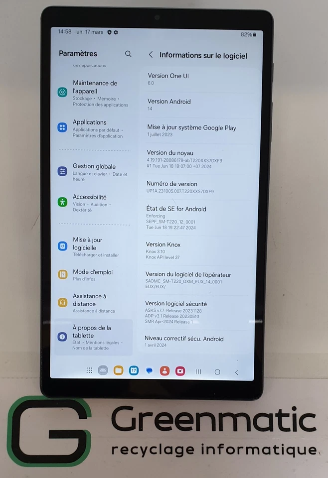 Samsung Galaxy Tab A7 10.4 · 32GB · Wi-Fi, photo 4 sur 5
