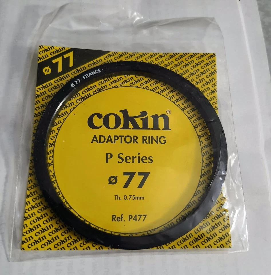 Genuine Cokin P Series 77mm Adapter Ring P477 Made in France Thread to P System - Image 4 of 4