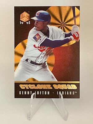 Kenny Lofton 1995 Sportflix UC3 Cyclone Squad #CS19 Indians 1 Owner Sharp!
