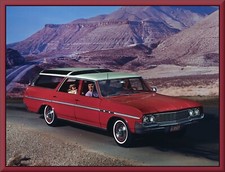 1964 Buick Skylark Sport Wagon Toolbox - Refrigerator Magnet 42 Mil 1964 Buick Skylark Sport Wagon Toolbox - Refrigerator Magnet 42 Mil