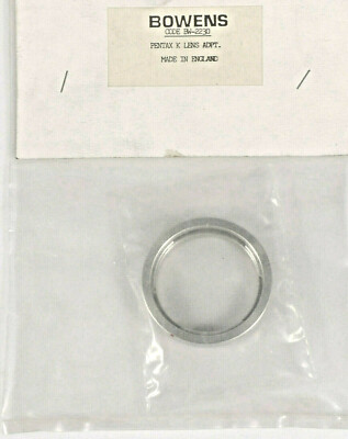 PRL) PENTAX K LENS ADAPTER RING ADAPTER BOWENS BW-2230 RING ADAPTER 