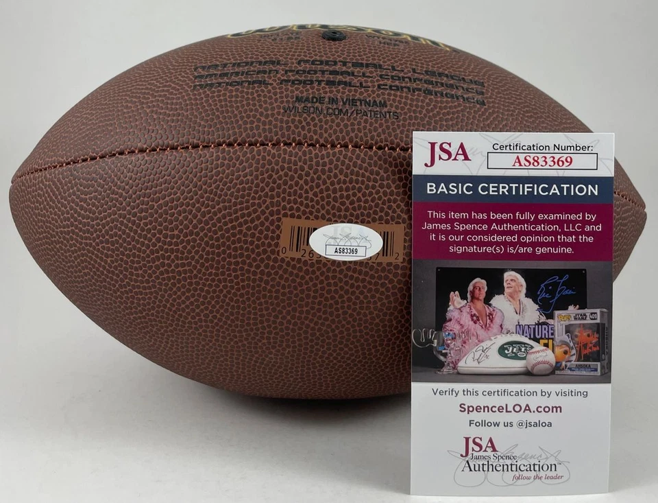 NFL Carolina Panthers LB Luke Kuechly Signed Official Wilson Football JSA COA - Image 2 of 2