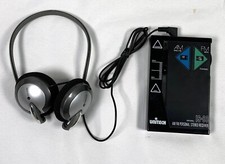 Unitech Model IS-88 AM FM Person Stereo Receiver  Coby Headset