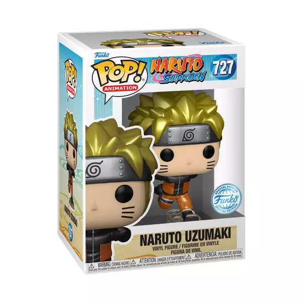 Pop! Figure Naruto Uzumaki (Running) #727 Metallic Exclusive #64748