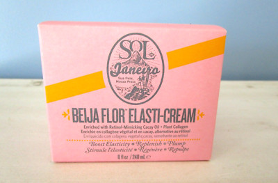 Sol De Janeiro New Beija Flor Cream Cacay Oil Body Moisturizer Collagen 8 fl oz